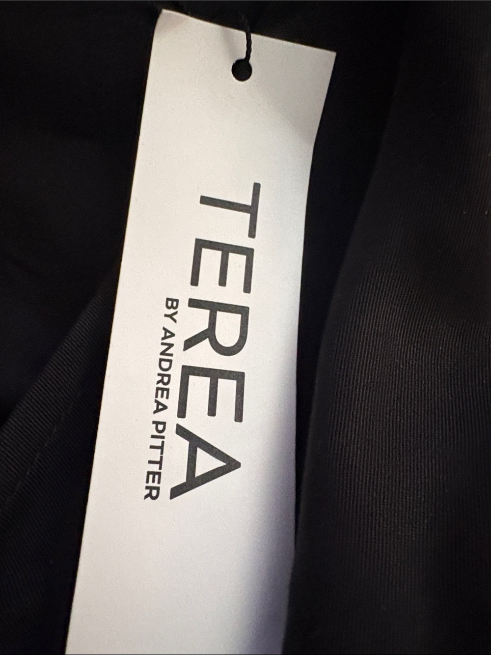 TEREA Black Midi Dress by Andrea Pitter